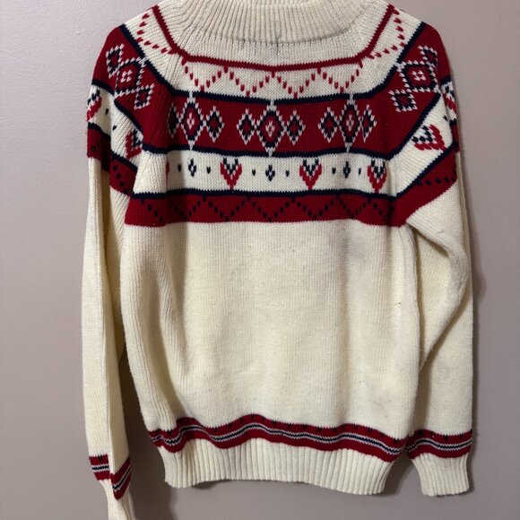 ✨267 – 70s JC Penney Nordic Knit Sweater✨ - Picture 3 of 3